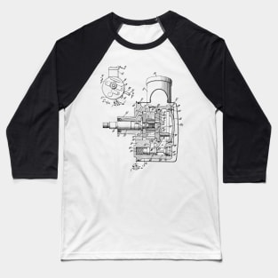 Pump Vintage Patent Hand Drawing Baseball T-Shirt